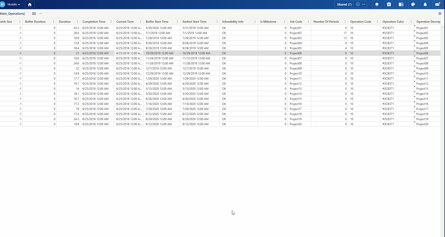 Grid (Table) :: ICRON Documentation