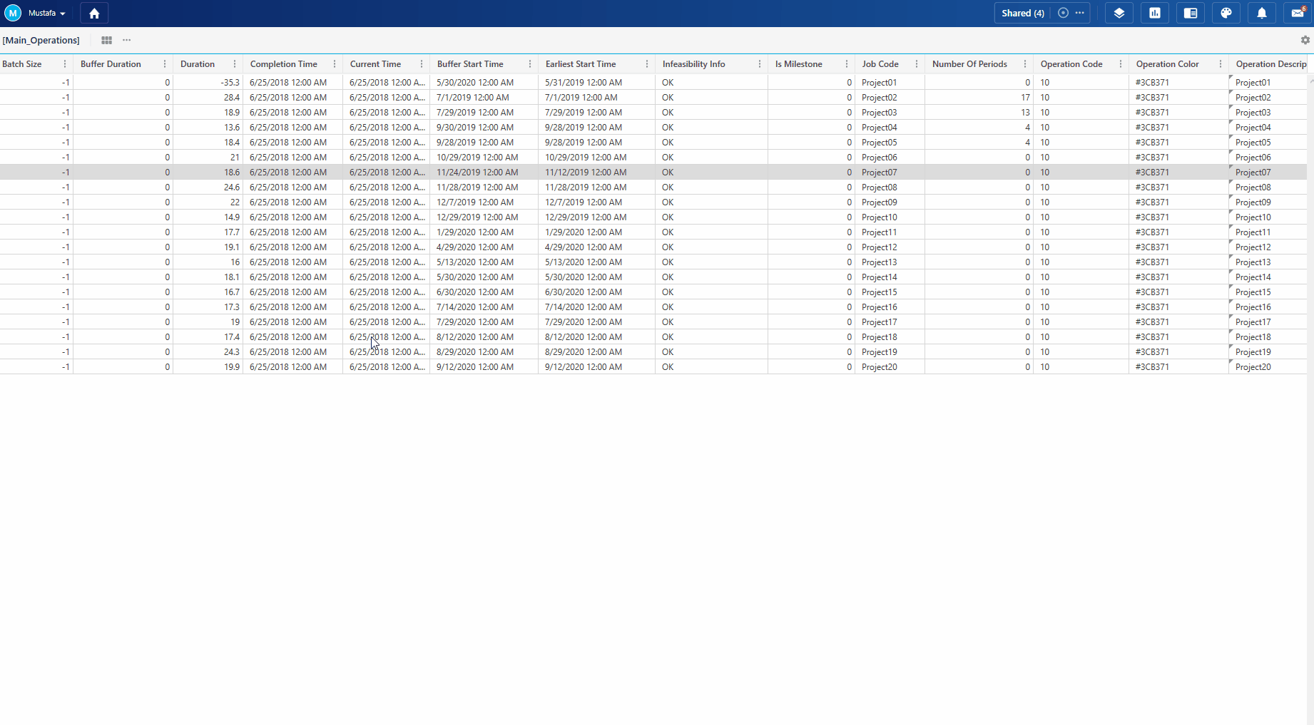 Grid (Table) :: ICRON Documentation
