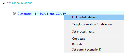 Edit Global Class Relation :: ICRON Documentation