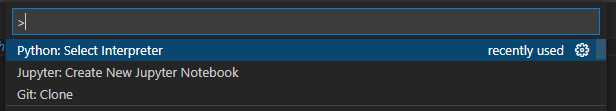 Select python Interpreter :: ICRON Documentation