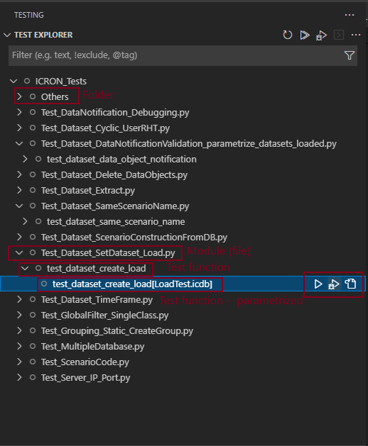 Run and Debug Test Functions :: ICRON Documentation