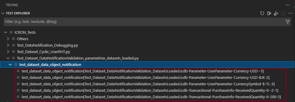 Run and Debug Test Functions :: ICRON Documentation